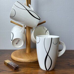 Maxwell & Williams Breeze 4 Porcelain Mugs